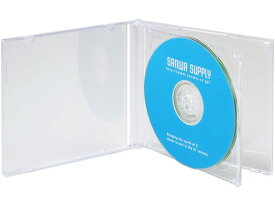 【お取り寄せ】サンワサプライ Blu-ray・DVD・CDケース(2枚収納タイプ)5枚セット CD用ケース DVD用プラケース メディアケース 記録メディア テープ