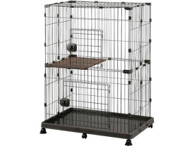 【スーパーSALE限定★10％以上OFF＆2,000円クーポン】【メーカー直送】アイリスオーヤマ ペットケージ ウォールナット PEC-902V【代引不可】【お客様組立】ハウス 猫 キャット用 ペット お散歩 生活グッズ ペットハウス