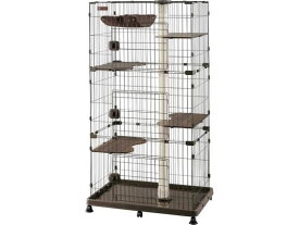 【レビュー投稿で100円OFFクーポン】【メーカー直送】アイリスオーヤマ キャットランドケージ ダークブラウン PCLC-903【代引不可】【お客様組立】猫 キャット用 ペット お散歩 生活グッズ ペットハウス