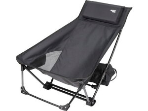 【レビュー投稿で100円OFFクーポン】【お取り寄せ】キャプテンスタッグ トレッカー グランドリクライニングチェア ブラック UC-1852 1人掛け アウトドアチェア アウトドア キャンプ用品