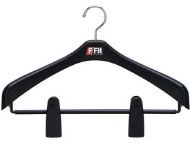 【レビュー投稿で100円OFFクーポン】【お取り寄せ】シンコハンガー F-fitジャケットビッグクリップ42 ブラック プラスチックハンガー ピンチハンガー