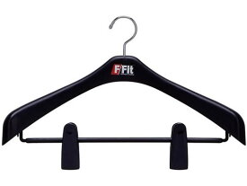 【レビュー投稿で100円OFFクーポン】【お取り寄せ】シンコハンガー F-fitジャケットビッグクリップ47 ブラック プラスチックハンガー ピンチハンガー