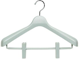 【レビュー投稿で100円OFFクーポン】【お取り寄せ】シンコハンガー モノクローゼット スーツハンガークリップ40 グレー プラスチックハンガー ピンチハンガー