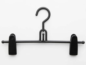 【マラソン限定★2000円クーポン＆ポイント2倍】【お取り寄せ】シンコハンガー F-Fit ビッグクリップスカート ブラック プラスチックハンガー ピンチハンガー