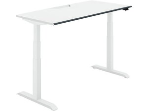 【レビュー投稿で100円OFFクーポン】【メーカー直送】コクヨ シークエンス 平机ソフト レバーW1500 ホワイト W【代引不可】【組立・設置・送料無料】電動昇降デスク スタンディングデスク 昇
