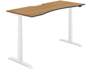 【レビュー投稿で100円OFFクーポン】【メーカー直送】コクヨ シークエンス ウイング机ソフトFレバーW1800 ラスティックミディアムW【代引不可】【組立・設置・送料無料】電動昇降デスク ス