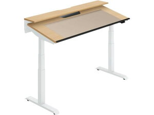 【レビュー投稿で100円OFFクーポン】【メーカー直送】コクヨ シークエンス チルト レバーW1600 ナチュラルオーク W【代引不可】【組立・設置・送料無料】電動昇降デスク スタンディングデス