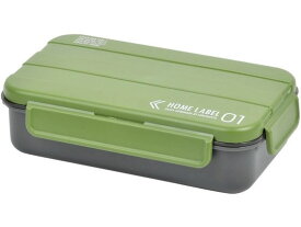 【お取り寄せ】パール金属 メンズランチボックス1段 カーキグリーン D-437 お弁当箱 キッチン 雑貨 テーブル