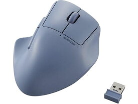 【お取り寄せ】エレコム 無線抗菌静音マウス(SHELLPHA)チルト機能付5ボタン ネイビー ワイヤレス LED マウス PC周辺機器