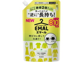 KAO エマール リフレッシュグリーンの香り つめかえ用 810ml 液体タイプ 衣料用洗剤 洗剤 掃除 清掃
