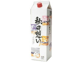 【お取り寄せ】秋田 八重寿銘醸/八重寿 秋田想い パック 1800ml