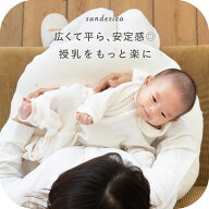 中身まで洗濯機で洗える授乳クッション Buddy バディ【サンデシカ公式】約53×48cm厚さ20cmふんわりシボ…