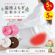 ＼5%OFF＋ポイント5倍★8/20まで／クーラー冷えに 【しんどいがいつもそばにある】よもぎ蒸し 玄米カイロ…