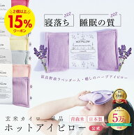 ＼8/11まで★2個以上で15%OFF／ 夏の寝つきの悪さに 安眠 アイピロー ゆらぎ 安眠グッズ ハーブ ホットア…