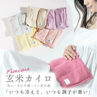 【月の半分以上不調を感じたら】 クーラー冷え COCOFA 温活 玄米カイロ 全身用 大 【リブニット】温活 生…