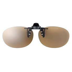 [スワンズ] スポーツ サングラス Clip On クリップオン SCP-24 BR 日本製 偏光レンズ 偏光ブラウン メガネの上からつける