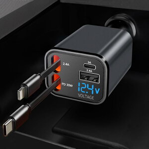 y2025^݌vz CARXtruck 莮[dP[u  [d VK[\Pbg 4䓯[d\ LED\d }[d X}z iphone/iPad/Galaxy/AQUOS/XperiaΉ 12V-24VԑΉ J[pi ԗpi