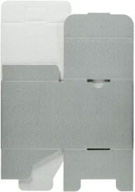 ヘッズ 日本製 無地 ギフトボックス 12.3×11.5×10.5cm シルバーグレー 10枚 箱 シンプル HEADS MSG-GB5