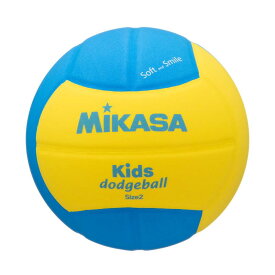 ミカサ(MIKASA) スマイルドッジボール 2号 160g 黄/青 SD20-YBL 推奨内圧0.10~0.15(kgf/㎠)