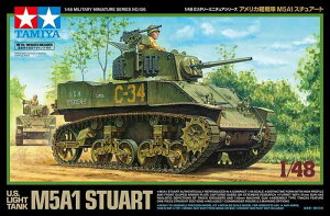 �^�~��(TAMIYA) 1/48 �~���^���[�~�j�`���A�V���[�Y No.106 �A�����J�y��� M5A1 �X�`���A�[�g �v�����f�� 32606 (���)