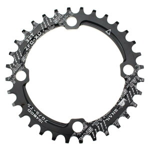 �`�F�[�������O 32T 104BCD Mutte MTB �i���[���C�h �`�F�[�������O �V���O�� (�u���b�N, �A���~�j�E������)