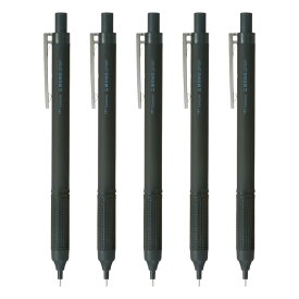 トンボ鉛筆 シャープペン モノグラフライト 0.5mm フルブラック 5本 SH-MGL14-5P