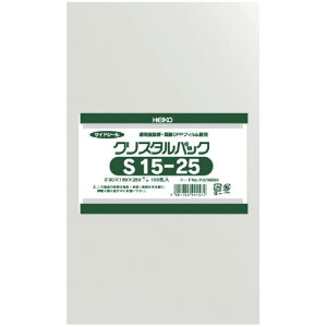 VW} wCR[  OPP NX^pbN 15×25cm 100 S15-25 006738600