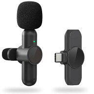 【360°集音ピンマイク】type-C ピンマイク ワイヤレス iPhone 16/15シリーズ対応 Android用 Type-C 瞬時…