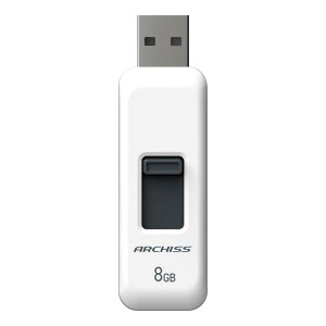 A[LX(Archiss) USB 8GB USB2.0 XCh Xgbvz[t LbvXfUC zCg AS-008GU2-PSW