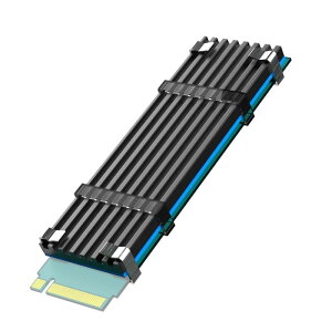 GLOTRENDS M.2 �q�[�g�V���N(2280 M.2 SSD�ɓK��)�APC/PS5/PS5 Slim���C���X�g�[���A22x70x3mm�A���~�j�E�����{�f�B�A���M�ڒ��V�[�g�t��