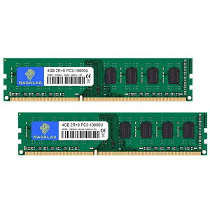 DDR3 1333MHz 4GB×2�� 10600U DIMM CL9 PC3 240Pin �f�X�N�g�b�vPC�p������ Non-ECC