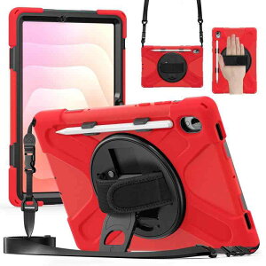 �yNINKI�zGalaxy Tab S11 �P�[�X �x���g�t�� �y�����[�t�� �X�^���h�@�\ �V�����_�[�X�g���b�v TPU+PU �V���R�� �^�u���b�g�P�[�X �t���{�f�B �ϏՌ� ����h�~ �X�N���b�`�h�~ Tab S11 �p �ی�J�o�[