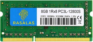 �m�[�gPC�p ������PC3L-12800S 8GB×1�� 1Rx8 DDR3L 1600MHz SODIMM CL11 204Pin Non-ECC �d��1.35V RAM