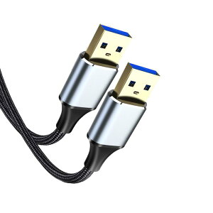 USB 3.0 �P�[�u�� �^�C�vA-�^�C�vA �I�X-�I�X �����b�L�R�l�N�^ 5 Gbps�����f�[�^�]�� ���� ���ϋv�� USB�P�[�u���A�m�[�g HDD�ATV Box�A�J�����ADVD�v���[���[�A�v�����^�A���f���Ȃǂƌ݊�������