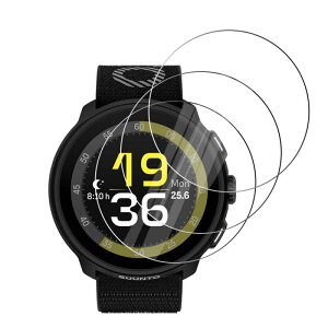 �y3���Z�b�g�zFor SUUNTO RUN(2025�N�����j 1.32�C���` �K���X�t�B���� �ی�t�B���� �yMoahsiuny�z���{���Ɏq�� ���d�x9H �C�A�h�~ �h�w�� �ϏՌ� ��U�h�~ �\��t���ȒP ��ʑN�₩ �����z��