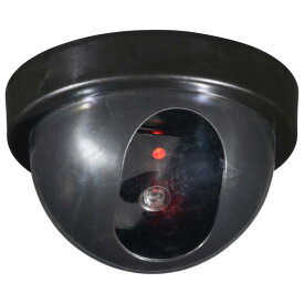 オーム(OHM)オーム電機monban 防犯ダミーカメラ ドーム型 常時点滅 24時間点滅タイプ 屋内 玄関 軒下用 乾電池式 空き巣対策 セキュリティ対策 OSE-PDCW1 07-8695