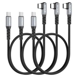 HOTNOW USBC-USB C���p�P�[�u��50 cm 3�{�AUSB C �P�[�u�� �Z�� PD 60W/3A �}���[�d�i�C�����҂ݎ��AiPhone 17/16/15�AGalaxy S25/S24/S23/A55/Note20�APixel�AMacBook