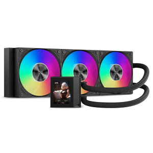 PCCOOLER CPU�N�[���[�t�̗Ⓚ�ɁA360mm AIO�t�̗�p�A�����\�|���v�A2.4�C���`IPS�f�B�X�v���C�ACPS ARGB����A�É�F5 R120�t�@���t��(DC360�u���b�N)