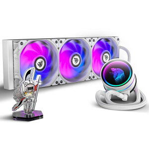 AsiaHorse ��? 360 �ȈՐ��� CPU�N�[���[ ���ɂ�330W�̗�p���� �ϋv���ƐÉ��̃Z���~�b�N�x�A�����O 4500 RPM��3000 RPM 0.5MM�̓���͐�΂ɐ��R�ꂵ�܂��� ARGB�����ɑΉ� Intel LGA 1700/120