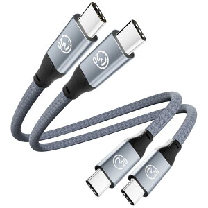UseBean USB C  USB C�P�[�u��0.2M(2�{�Z�b�g)�yUSB 3.2 Gen 2X2 20Gbps�f�[�^�]��PD�Ή�100W���}���[�d�zUSB Type-C�P�[�u��,4K/60Hz�f���o�� Type C�[�d�P�[�u�� MacBo