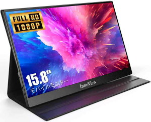 ���o�C�����j�^�[ InnoView ���o�C���f�B�X�v���C����� FHD IPS�t���p�l�� USBType-C miniHDMI HDR���[�h FreeSync�Ή� �u���[���C�g�@�\ (�u���b�N)