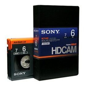 【中古】SONY BCT-6HD HDCAMテープ スモールカセット 6分 1本