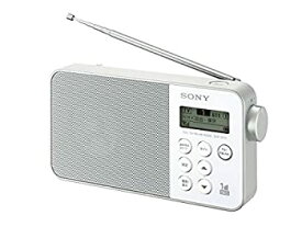 【中古】ソニー SONY ラジオ XDR-55TV : FM/AM/ワンセグTV音声対応 おやすみタイマー搭載 乾電池対応 ホワイト XDR-55TV W