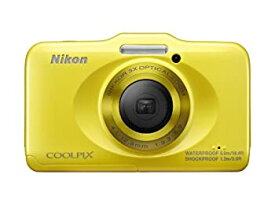 【中古】Nikon デジタルカメラ COOLPIX S31 防水5m 耐衝撃1.2m イエロー S31YW