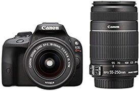 【中古】Canon デジタル一眼レフカメラ EOS Kiss X7 ダブルズームキット EF-S18-55mm/EF-S55-250mm付属 KISSX7-WK