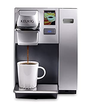 (未使用･未開封品)Keurig K155のOffice Proのシングルカップ商業Kカップポッドコーヒーメーカー、シルバー
