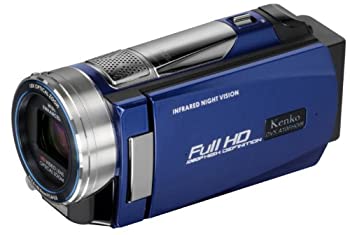 中古 Kenko フルハイビジョンビデオカメラ クリアランスsale 特別セール品 期間限定 DVS DVSA10FHDIR A10FHDIR 暗闇でも撮影できるIR LEDライト搭載