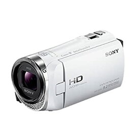 【中古】(非常に良い)ソニー SONY ビデオカメラ Handycam CX420 内蔵メモリ32GB ホワイト HDR-CX420／W