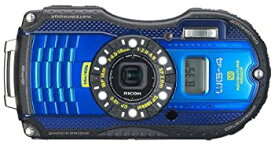 【中古】RICOH 防水デジタルカメラ RICOH WG-4GPS ブルー 防水14m耐ショック2.0m耐寒-10度 RICOH WG-4GPSBL 08558