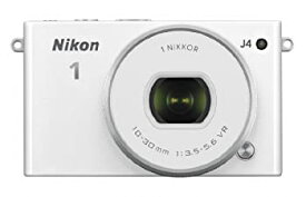【中古】Nikon ミラーレス一眼 Nikon1 J4 標準パワーズームレンズキット ホワイト J4HPLKWH